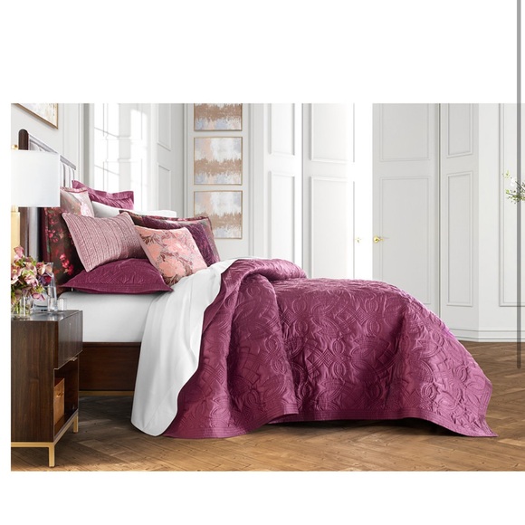 HOTEL COLLECTION Dutch Floral FULL QUEEN COVERLET - Picture 1 of 4